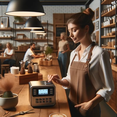 cafe punch clock